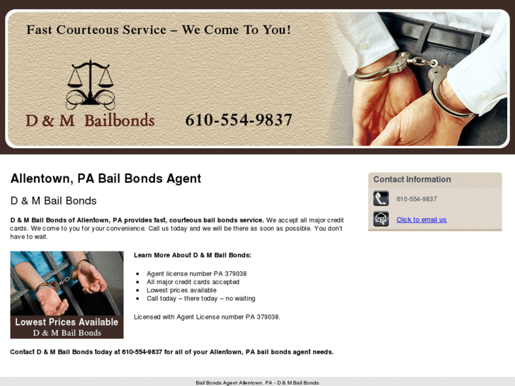 www.dandmbailbonds.com