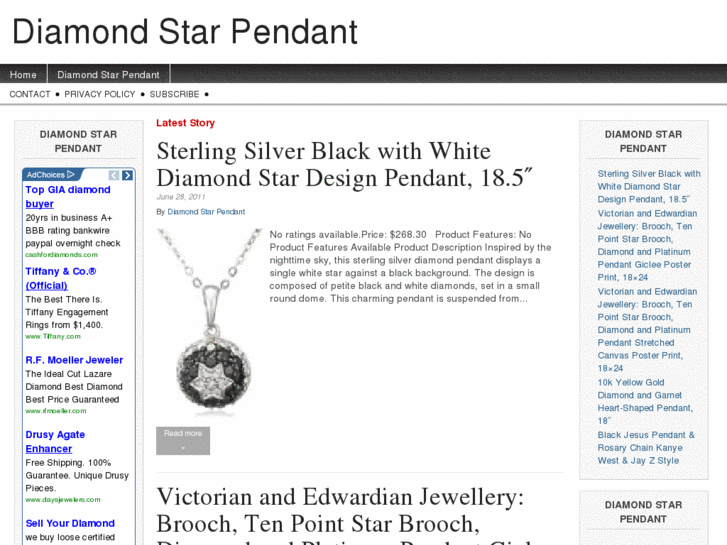 www.diamondstarpendant.net