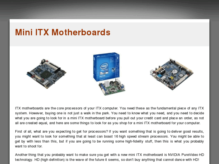 www.itxmotherboards.com