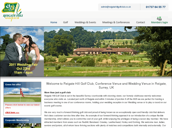 www.reigatehillgolfclub.co.uk