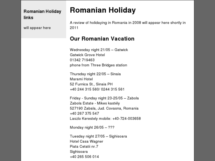 www.romanian-holiday.com