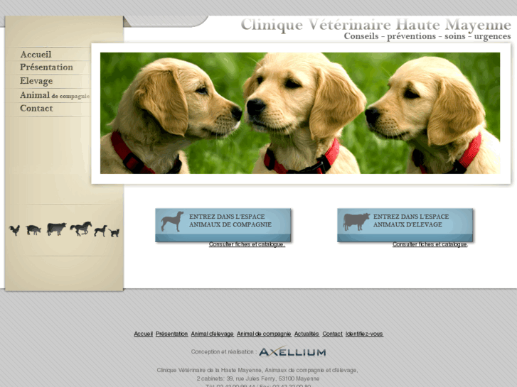 www.cliniqueveterinairehautemayenne.com