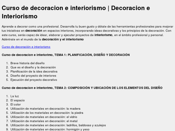 www.cursosdecoracioninteriorismo.es