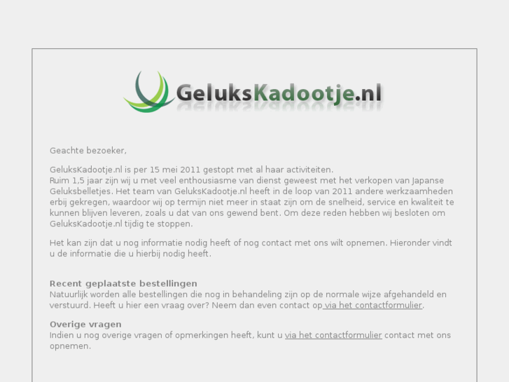 www.gelukskadootje.nl