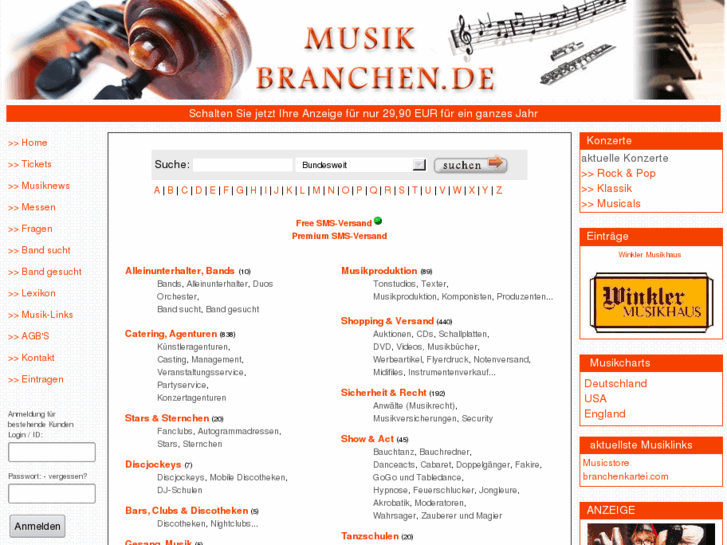 www.musikbranchenkartei.com