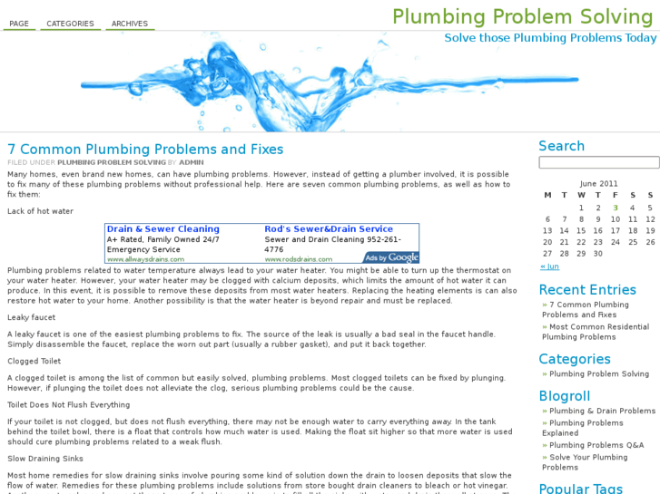 www.plumbingproblemsolving.com