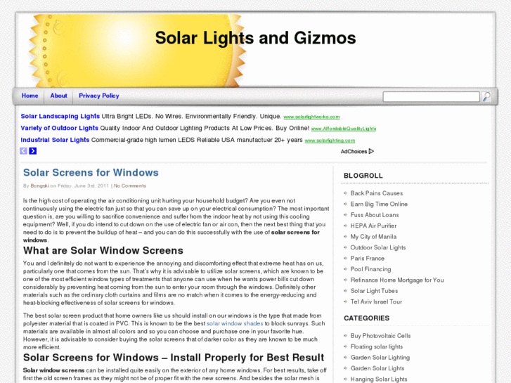 www.solarlightsandgizmos.com