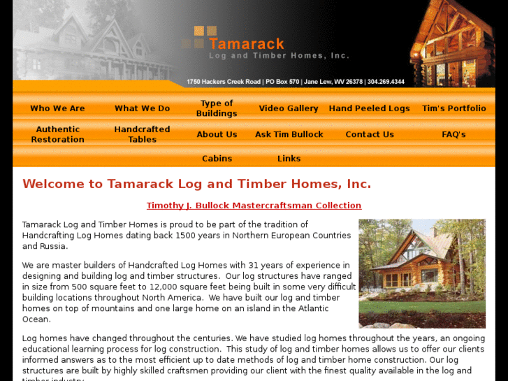 www.tamaracklogandtimberhomes.com