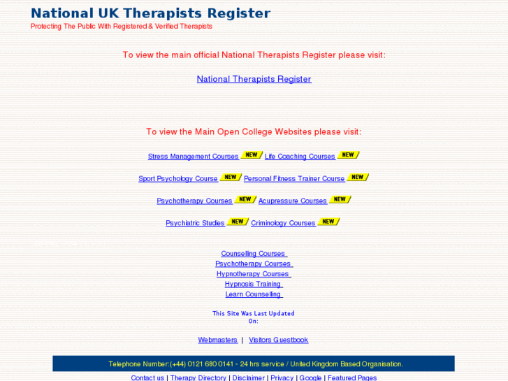 www.therapyregister.com