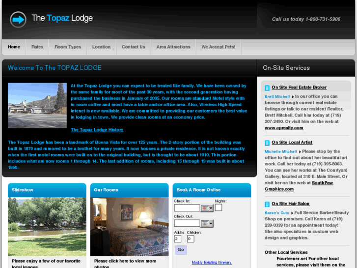 www.topazlodge.biz