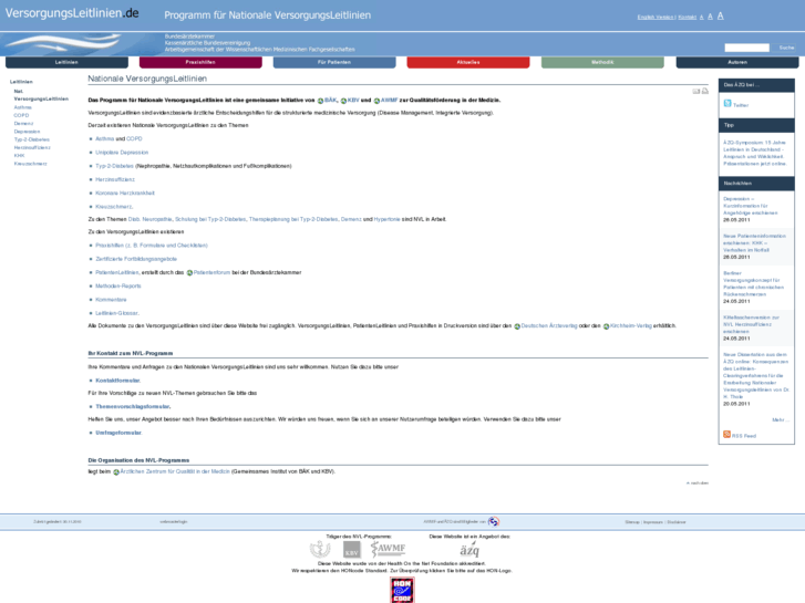 www.versorgungsleitlinien.de