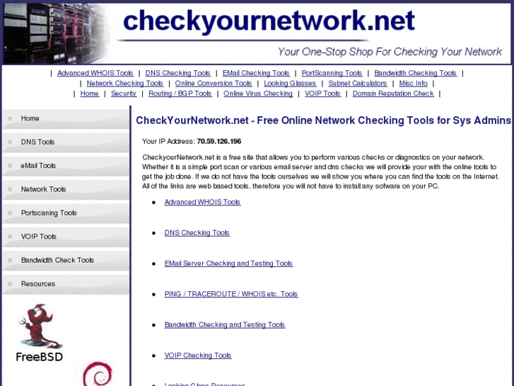 www.checkyournetwork.net