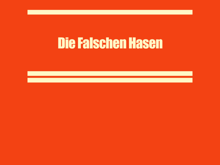 www.diefalschenhasen.com