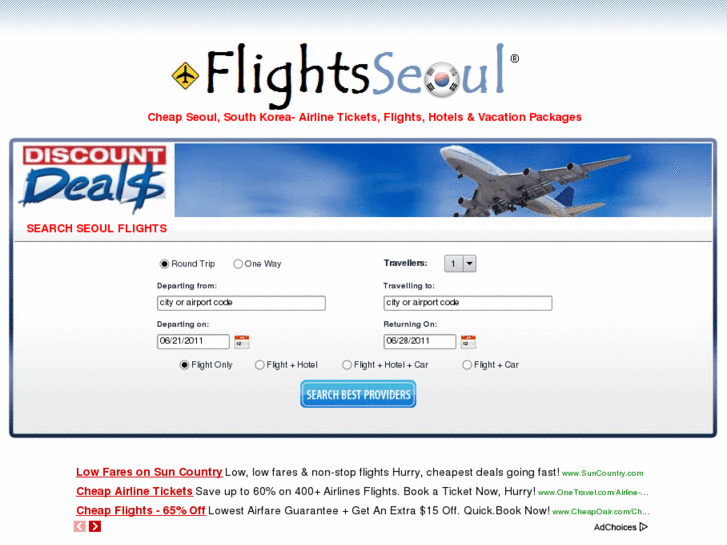 www.flightsseoul.com