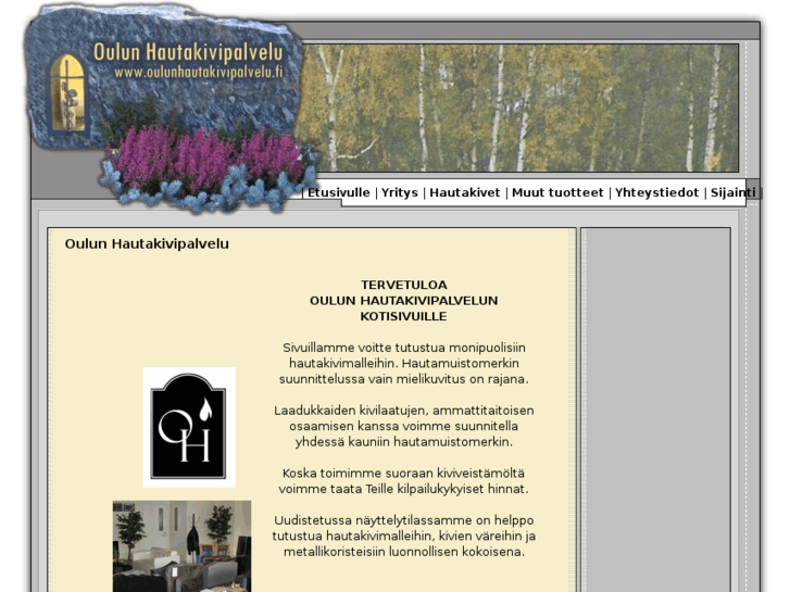 www.oulunhautakivipalvelu.fi