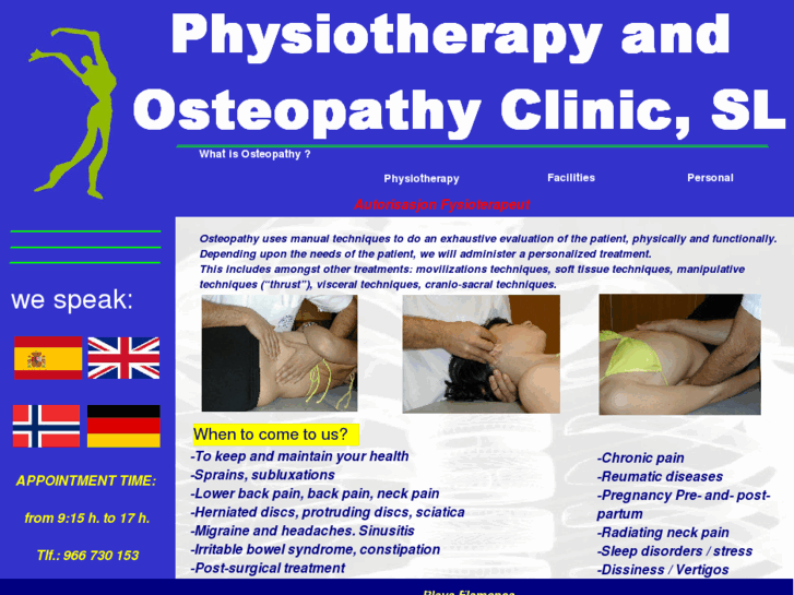 www.physiotherapyosteopathyorihuelacosta.com