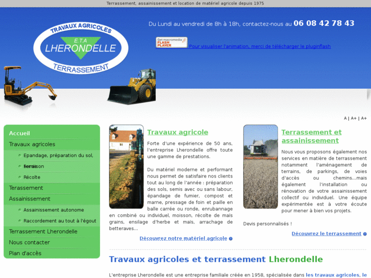 www.terrassement-lherondelle.com