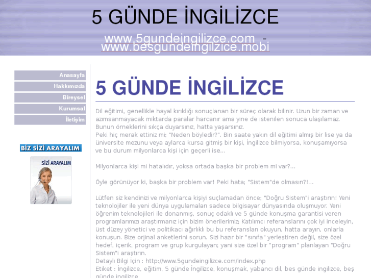 www.besgundeingilizce.mobi