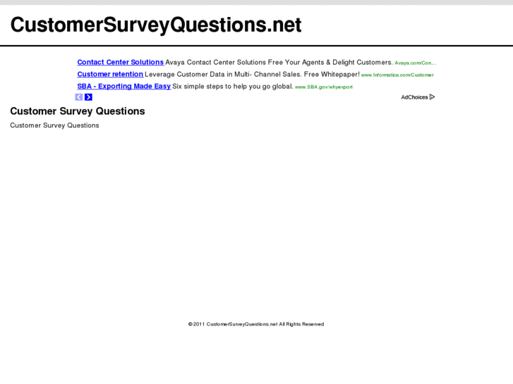 www.customersurveyquestions.net