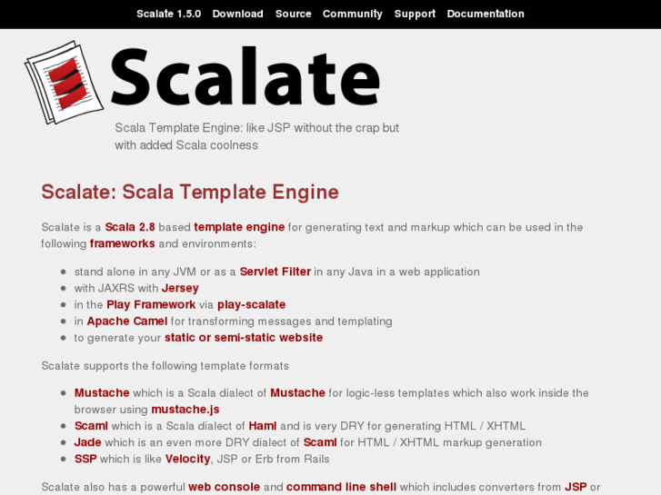 www.scalate.org