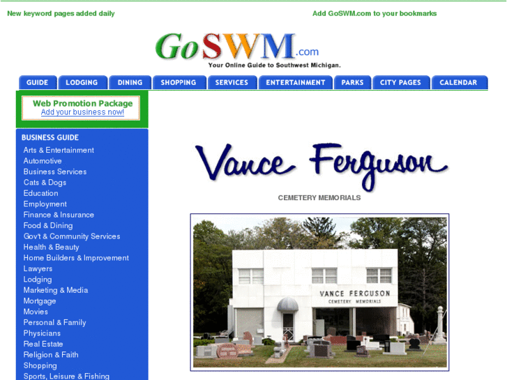 www.vancefergusonmemorials.com