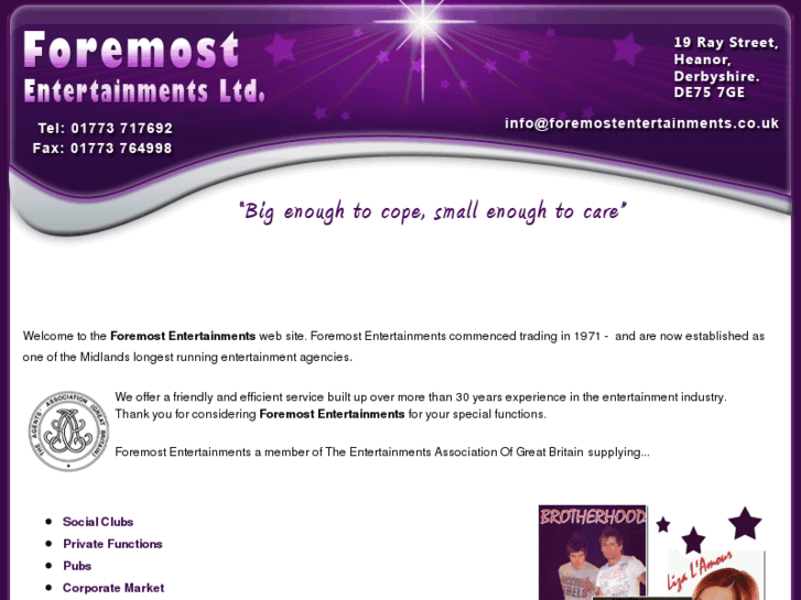 www.foremostentertainments.co.uk