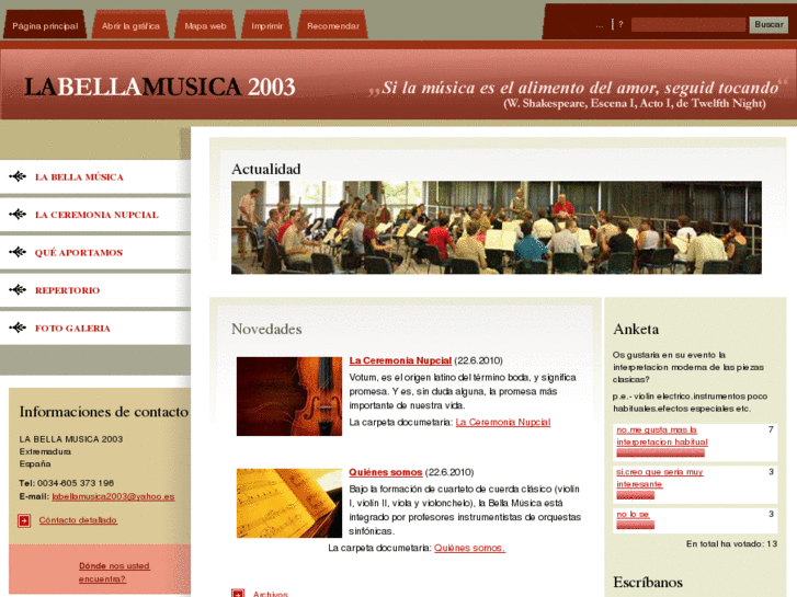 www.labellamusica2003.com