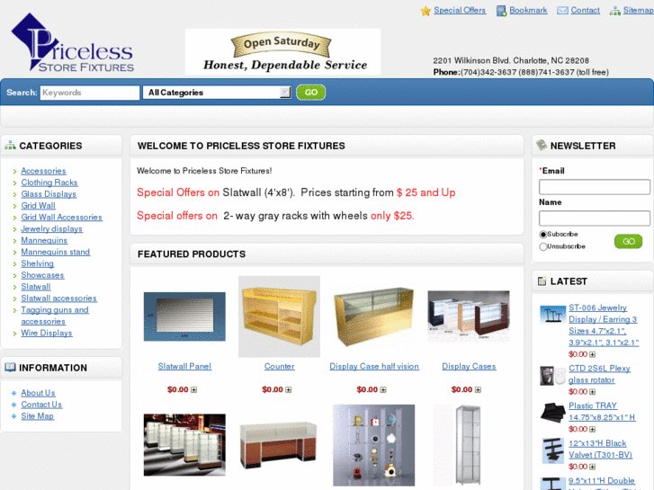 www.pricelessstorefixtures.com