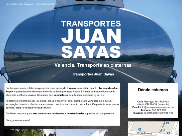 www.transportesjuansayas.net