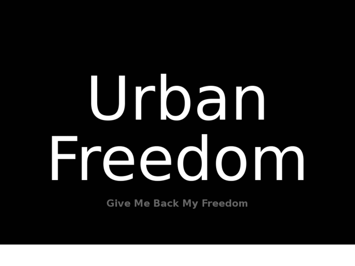 www.urbanfreedom.org