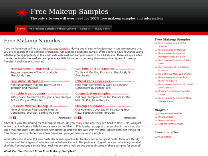 www.freemakeupsamples4u.com