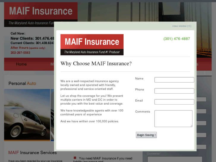 www.freemarylandautoinsurancefund.com