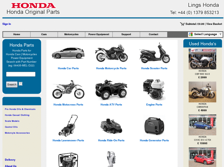 www.hondaoriginalparts.com