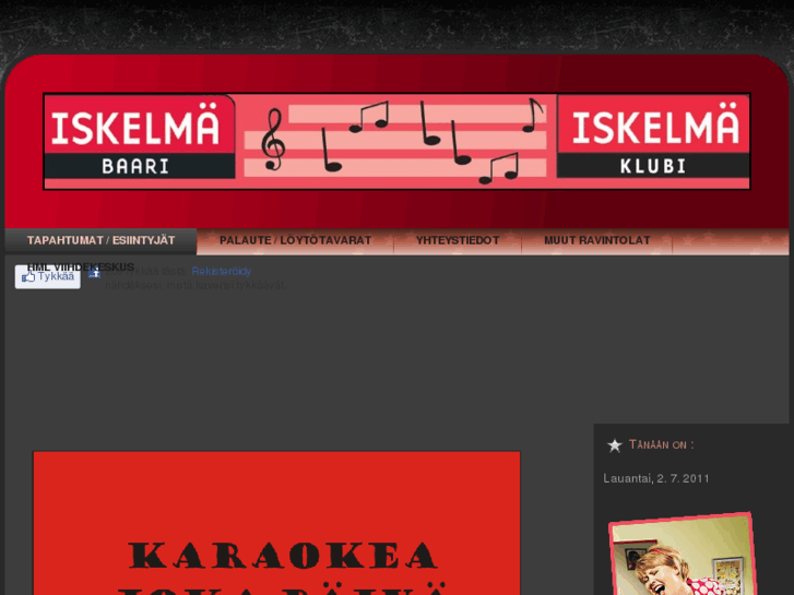 www.iskelmaklubi.fi