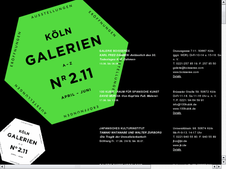 www.koeln-galerien.de