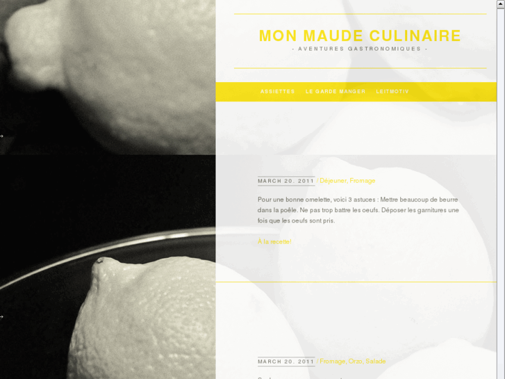 www.monmaudeculinaire.com