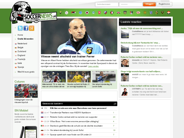 www.soccernews.nl