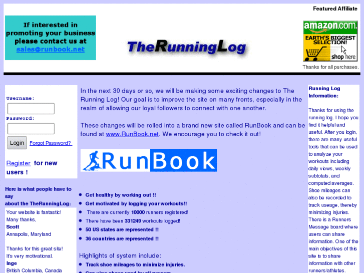 www.therunninglog.com