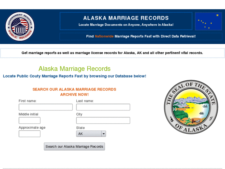 www.alaskamarriagerecords.org