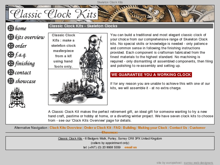 www.classicclockkits.com