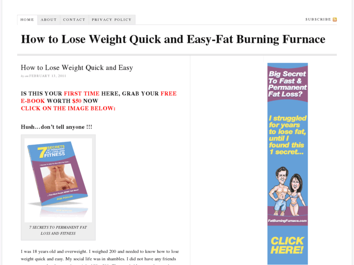 www.howtoloseweightquickandeasy.net