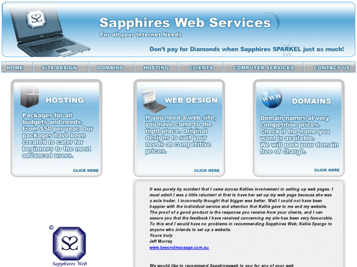 www.sapphiresweb.com.au