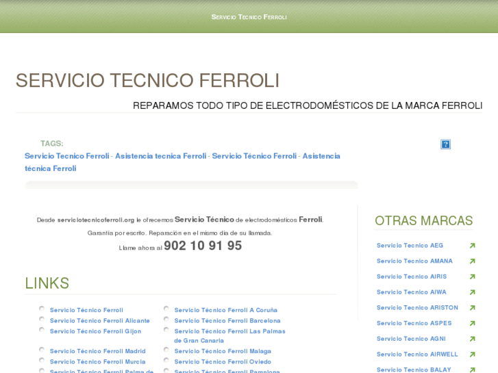 www.serviciotecnicoferroli.org