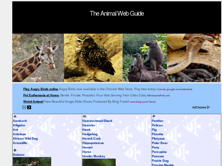 www.animalwebguide.com