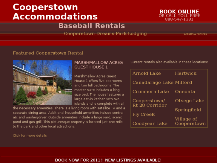 www.cooperstownrentals.com