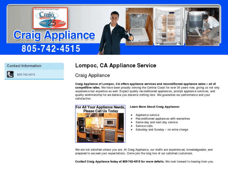 www.craigaplianceservice.com