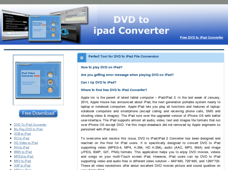 www.freedvdtoipadconverter.com