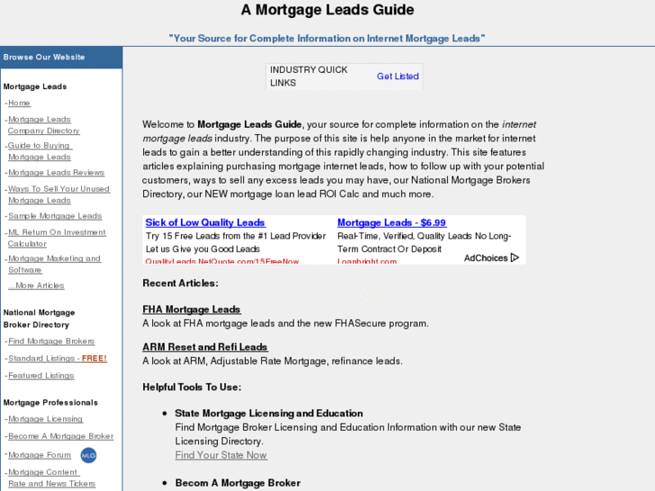 www.mortgageleadsguide.com