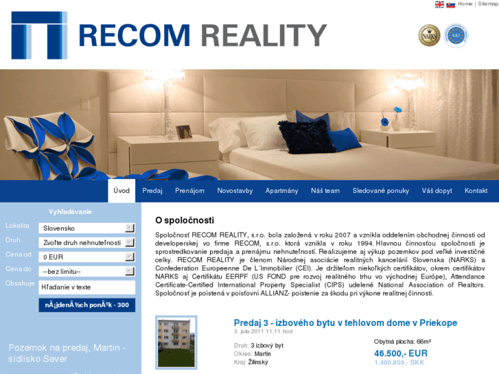 www.recomreality.sk