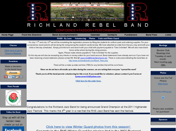 www.richlandbands.com